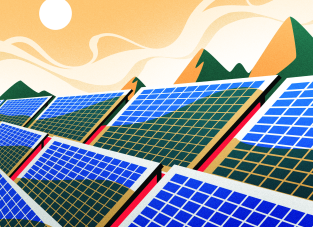 Großflächige Solarparks card artwork